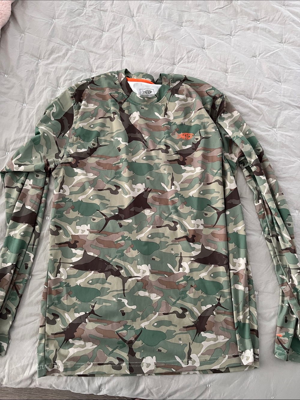 AFTCO sun shirt camo